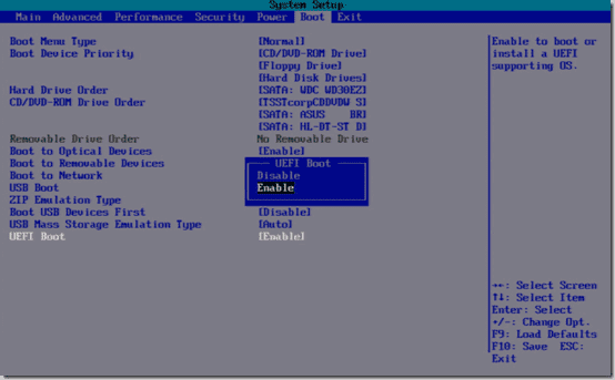 UEFI Windows 7 Boot