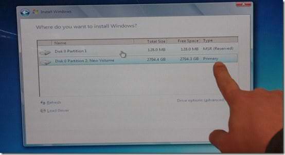 UEFI Windows 7 Boot