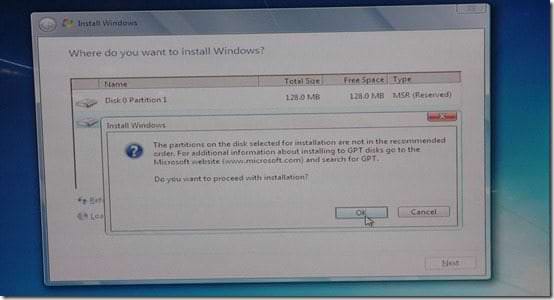 UEFI Windows 7 Boot