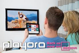 Playora a wireless video casting app for iOS/Android