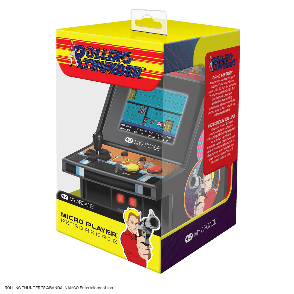 micro player retro arcade bubble bobble